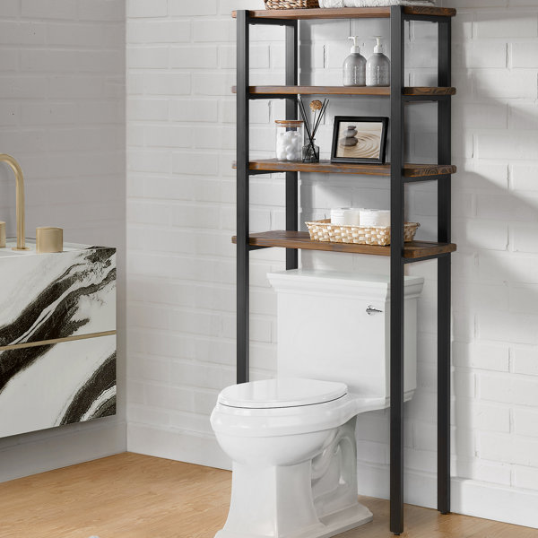 Steelside™ Alezzi Solid Wood Freestanding OverTheToilet Storage